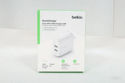 Cargador de Pared Doble USB-A Belkin BOOST LOAD 24W Universal RK11 Foto 1 de 4