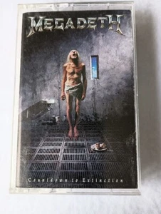 Megadeth Countdown To Extinction Cassette Rock Thrash Metal Combat Tested 90's - Picture 1 of 14