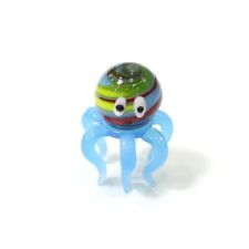 Cute Glass Octopus Miniature Figurine Japan Style Cartoon Sea Animal Craft Gifts