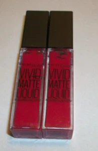 Lot of 2 Maybelline Vivid Matte Liquid Lip # 25 FUCHSIA ECSTASY - Picture 1 of 2