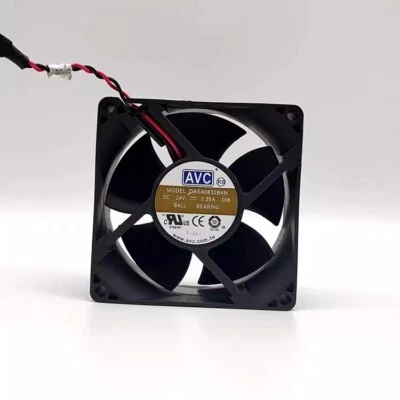 AVC DASA0832B4M 8032 DC24V 0.35A 8CM 2-Pin Inverter Dual Ball Cooling Fan - Image 1 of 2