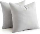 ® Feather Throw Pillow Inserts, Set Of 2 Bed And Couch Decorative Euro Pillows 2