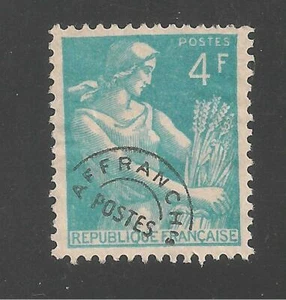 France #707 (A236) VF MINT - 1954 4fr Farm Woman - Pre-cancelled  - Picture 1 of 1