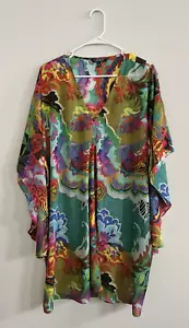 Ralph Lauren Floral Flutter Sleeve Dress Size PL - Picture 1 of 6