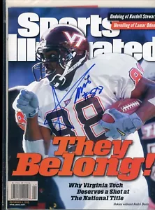 ANDRE DAVIS VIRGINIA TECH HOKIES NEWSSTAND SPORTS ILUSTRATED signed autographed - Picture 1 of 1