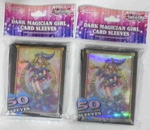 YUGIOH! THE DARK MAGICIAN GIRL  CARD SLEEVES(X100) - FREE UK P&P - Picture 1 of 7