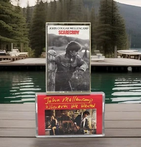 2 John Cougar Mellencamp Cassette Tape Scarecrow 1985 / Whatever We Wanted 1991 - Picture 1 of 5