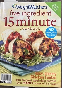 Weight Watchers Magazine Five Ingredient 15 Minute Cookbook 212 Recipes (2007 PB - Picture 1 of 1