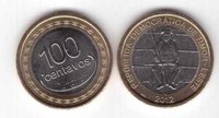 EAST TIMOR - NEW ISSUE BIMETAL UNC COIN 100 CENTAVOS 2012 YEAR