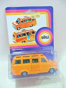 SIKU 1320 'FORD TRANSIT Mk.II SCHOOL BUS'. VAN. 1:55. MIB/BOXED/BLISTER/CARDED. - Picture 1 of 5