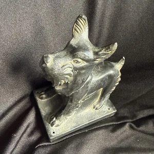 Vintage Scottie Dog Terrier Metal Mascot Car ? - Picture 1 of 9