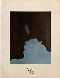Vintage 1969 AT&T The Next Best Thing To Being There Print Ad Advertisement  - Picture 1 of 1