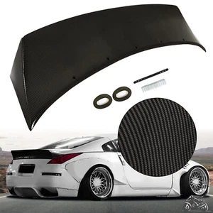 For Nissan 350Z 2003-08 Carbon Fiber Color Trunk Spoiler Rear Wing Ducktail Lip - Picture 1 of 16