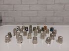 Collection of 30 Mainly Sterling Silver Thimbles