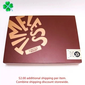 Timeless Limited 10 Years Ferio Tego Empty Wood Cigar Box 9.25" x 6.5" x 1.5" - Picture 1 of 9