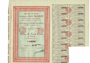 Établissements Jean Mallet, 1926 - Bild 1 von 1