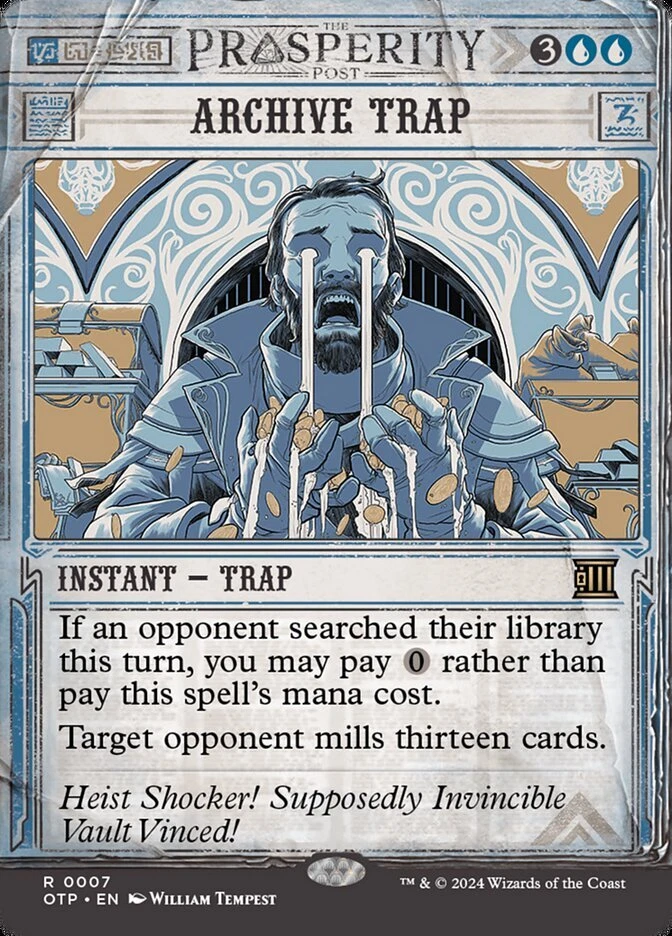 MTG Magic the Gathering Archive Trap (7/87) Breaking News LP - Image 1 of 1