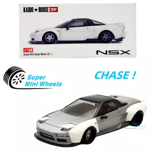 CHASE ! Kaido House x Mini GT 1:64 Honda NSX kaido Works V2 White - KHMG148 - Picture 1 of 2