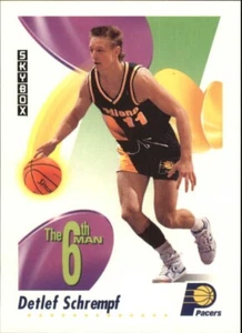 1991-92 SkyBox # 442 Detlef Schrempf NBA Basketball Indiana Pacers 6th Man MINT - Picture 1 of 2
