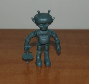 Raro Gris Mini Formas de Color Espacio Exterior Hombres Extraterrestres de Marte Alpha-7 (2,5 pulgadas) - Imagen 1 de 9
