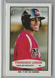 2013 TOPPS HERITAGE MINOR MINI #64B-FL FRANCISCO LINDOR (NM-MT TO MINT) - Foto 1 di 3