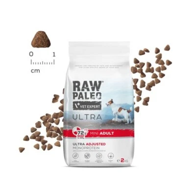 5902414211056 RAW PALEO Ultra Mini Adult Beef – Trockenfutter für Hunde – 2 kg V - Bild 1 von 3