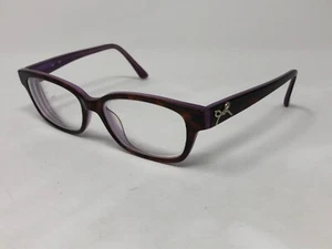 CANDIES “GISELE” Eyeglasses Frame Petite 50-15-135 Brown Tortoise/Lavender QO06 - Picture 1 of 8