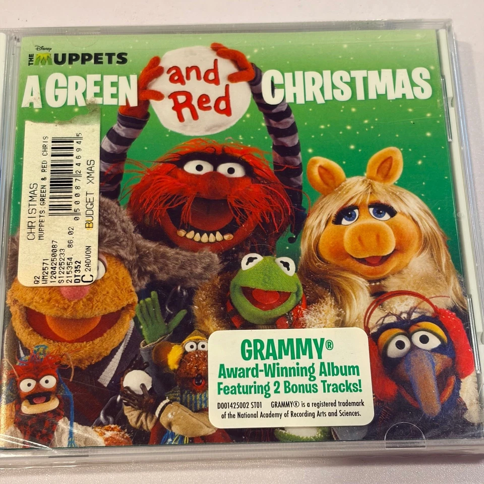 The Muppets - A Green and Red Christmas CD 2006 Grammy Award-Winner Pop Disney Foto 1 de 3