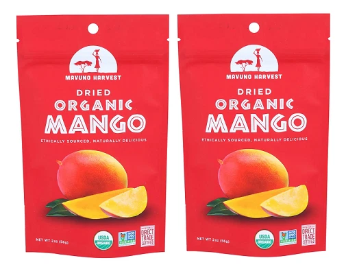 Mavuno Harvest Organic Dried Mango 2 Ounce 6 per Case Great Value