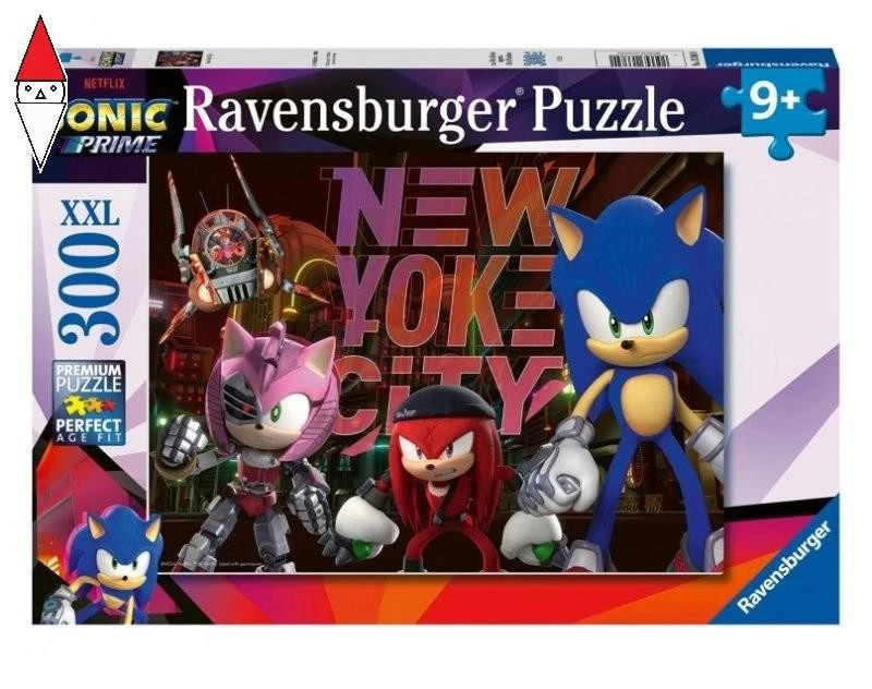 PUZZLE RAVENSBURGER PUZZLE 300 PZ. XXL SONIC - Immagine 1 di 1