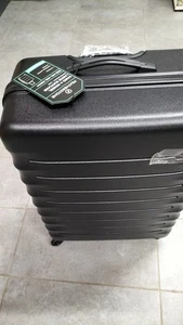 FEATHERSTONE HARD 4 WHEEL LARGE 92 LITRE LUGGAGE/ SUITCASE BLACK, - Picture 1 of 14