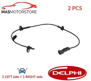 PAR DE SENSORES DE VELOCIDAD DE RUEDA ABS DELANTEROS DELPHI SS21525-12B1 2 PIEZAS I NUEVO OE REPUESTO - Imagen 1 de 6