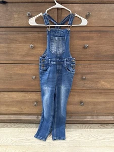Wallflower Overalls Size L Girls Blue Denim Cotton Blend EUC - Picture 1 of 2