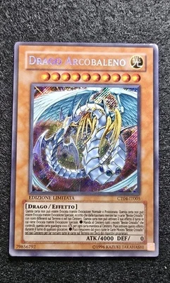 Yu-Gi-Oh! Drago arcobaleno EDIZIONE LIMITATA Rara Segreta  CT04-IT005 Ita - Immagine 1 di 4