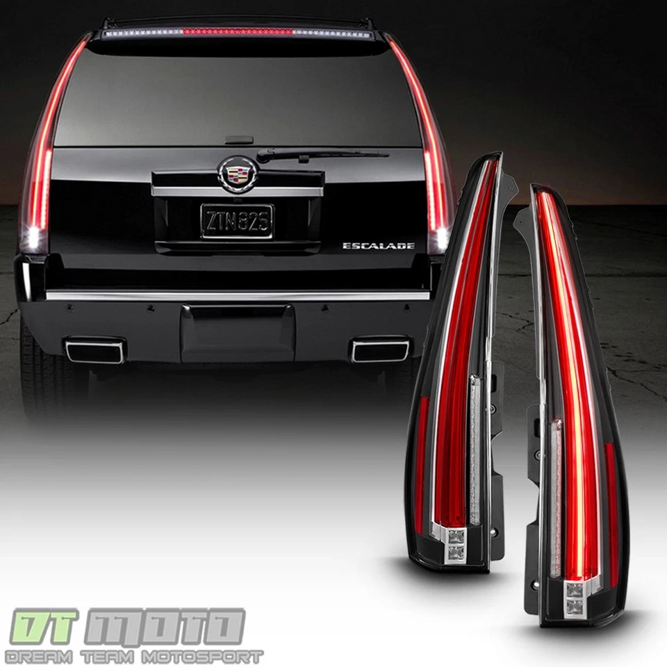Upgrade Design For 2007-2014 Cadillac Escalade ESV LED Tail Lights Brake Lamps - Image 1 of 4