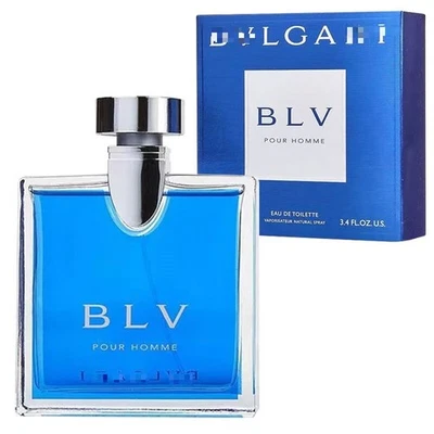 WIE ABGEBILDET 100ml Uomo BLV EDT Profumo Eau de Toilette Profumo Spray Nuovo Sigillato