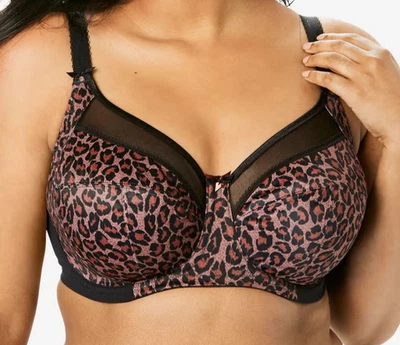 Sujetador con aros Goddess 6164 Kayla EE. UU. 42L UK 42G leopardo oscuro nuevo con etiquetas Foto 1 de 4