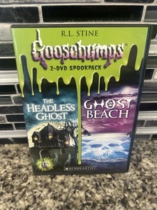 Goosebumps: The Headless Ghost/Ghost Beach Double Feature DVD, 2012, 2-Disc - Imagen 1 de 3