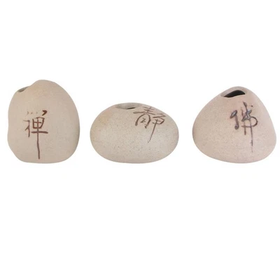 3pcs Simulation Steinvasen Retro -Vase -Pflanzenbehälter (hellgrau) - Bild 1 von 4