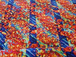 Reflections Cotton Fabric Abstract Stripe Blank Quilting By the Yard - Picture 1 of 2