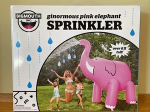 Neu * Big Mouth Ginormous Pink Elephant 6' Tall Sprinkler - Bild 1 von 3