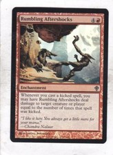Magic MTG Worldwake: Foil: Rumbling Aftershocks