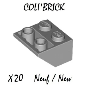 Lego 3660 - 20x Dachstein / Slope, inverted 45 2x2 - Light Bluish Gray - NEU - Bild 1 von 1
