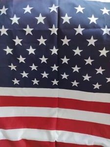 34x64 Flaggenmaterial mit Serged Kanten. Atemberaubend  - Bild 1 von 6