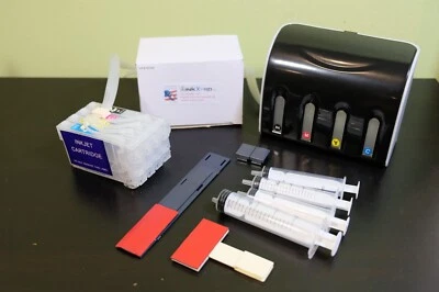 INKXPRO T802 Chipless CIS Continuous Ink System For Epson WF-4720 WF-4730 - Image 1 of 4