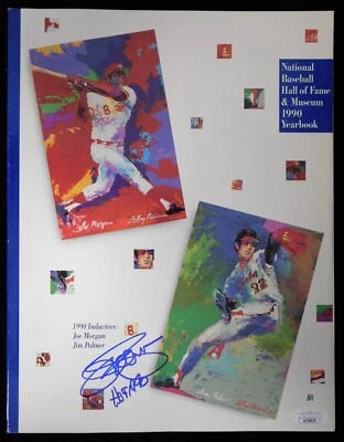 Jim Palmer Orioles Signed 1990 HOF and Museum Yearbook JSA Authenticated - Image 1 of 2