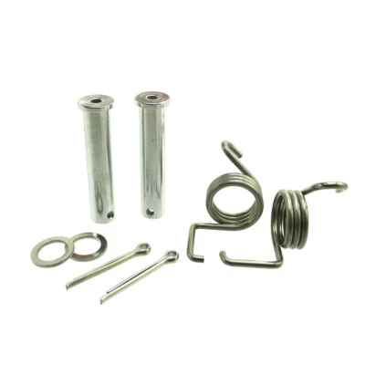 Footpegs Pins Springs Set For Yamaha YZ85 YZ250F YZ450F YZ250X YZ250FX WR250F - Image 1 of 4