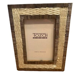 Tozai Home Bilderrahmen 4x6 Foto Faux Elfenbein Knochen Holz Trim - Bild 1 von 9