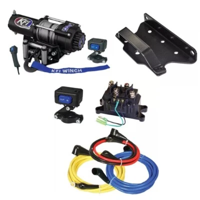 3000 LB KFI Cable Winch & Mount Kit Can-Am Outlander 400 MAX 2004-2015 - Image 1 of 4