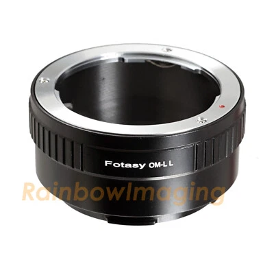 FOTASY Olympus OM Lens to Leica L Mount Adapter fit Leica TL TL2 CL SL SL2 SL2-S Camera